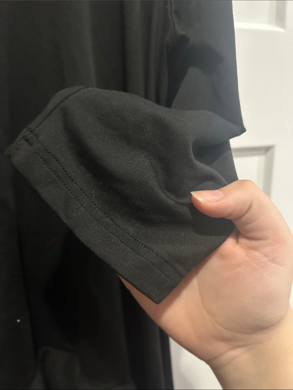 Nuggles- Black High-Low Ruffle Hem Dress - Picture 3 of 5